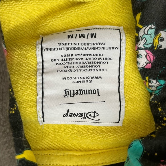 Women’s Loungefly Oversized Disney Hoodie Medium - Picture 2 of 2